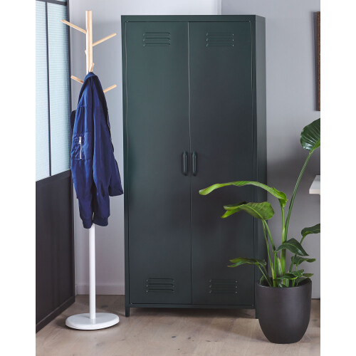 Beliani Storage Unit VARNA Metal Dark Grey 1