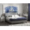 Beliani Bed Fabric BORDEAUX 160 x 200 cm (EU King Size) Light Grey 2