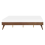 Beliani Bed without Headboard BERRIC 140 x 200 cm (EU Double) Dark Ash Wood 7