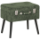 Beliani Storage Stool MALLARD Corduroy Dark Green 4