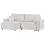 Beliani Sofa Bed 3 Seater KARILA with Storage Fabric Light Beige Right Hand 4
