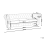 Beliani Sofa 3 Seater CHESTERFIELD Fabric Grey 2