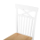 Beliani Set of 2 Dining Chairs HOUSTON Wood White 6