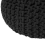 Beliani Pouffe CONRAD Cotton Black 3