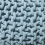 Beliani Pouffe CONRAD Cotton Light Blue 3