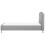 Beliani Bed Fabric METZ 90 x 200 cm (EU Single) Light Grey 6