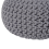 Beliani Pouffe CONRAD Cotton Grey 5