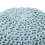 Beliani Pouffe CONRAD Cotton Light Blue 2