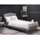 Beliani Bed Fabric METZ 90 x 200 cm (EU Single) Light Grey 2