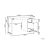 Beliani Home Office Desk JOHNSON 112 cm 50 cm with Storage Brown/ White 3