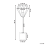 Beliani Table Lamp MOONI Metal Brass 3