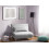 Beliani Single Sofa Bed SETTEN Fabric Light Grey 2