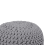 Beliani Pouffe CONRAD Cotton Grey 4