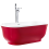Beliani Freestanding Bathtub TESORO 1700 x 770 mm Red 6