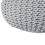 Beliani Pouffe CONRAD Cotton Light Grey 5