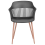 Beliani Set of 2 Dining Chairs BERECA Black 6