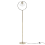 Beliani Floor Lamp SEVERN Metal Gold 4