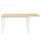 Beliani Extending Dining Table LOUISIANA Light Brown 120/160 cm 75 cm Wood 5