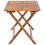 Beliani Garden Dining Table Folding CENTO 140 cm 75 cm Acacia Wood Brown 3