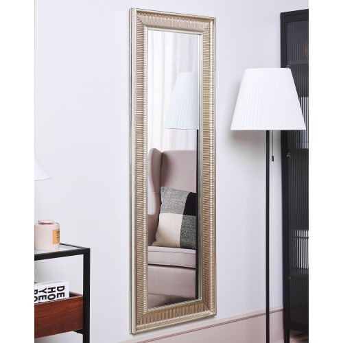 Beliani Wall Mirror CASSIS 51 cm 141 cm Gold 1