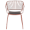 Beliani Set of 2 Dining Chairs RIGBY Metal Copper 2