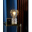 Beliani Table Lamp MOONI Metal Brass 2