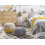 Beliani Pouffe CONRAD Cotton Grey 2