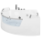 Beliani Corner Hot Tub with LED MANGLE 2010 x 1500 mm White 4