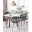 Beliani Set of 2 Dining Chairs BERECA Black 3
