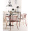 Beliani Set of 2 Dining Chairs RIGBY Metal Copper 4