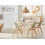 Beliani Extending Dining Table LOUISIANA Light Brown 120/160 cm 75 cm Wood 2
