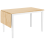 Beliani Extending Dining Table LOUISIANA Light Brown 120/160 cm 75 cm Wood 4