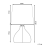 Beliani Table Lamp AGUEDA Brown/ White 3