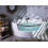 Beliani Corner Hot Tub with LED MANGLE 2010 x 1500 mm White 2