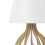 Beliani Table Lamp AGUEDA Brown/ White 5