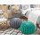 Beliani Pouffe CONRAD Cotton Emerald Green 4
