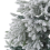 Beliani Artificial Snowy Christmas Tree FORAKER 120 cm White 2