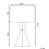 Beliani Table Lamp CARRION Brown/ White 6