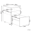 Beliani Storage Unit CAMI Metal Red 3