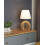 Beliani Table Lamp SAMO Brown/ White 2
