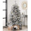 Beliani Artificial Snowy Christmas Tree FORAKER 180 cm White 2