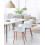 Beliani Set of 2 Dining Chairs SUMKLEY White 3