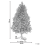 Beliani Artificial Snowy Christmas Tree BASSIE 210 cm White 3