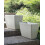 Beliani Plant Pot BARIS 60 cm Light Beige 2