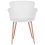 Beliani Set of 2 Dining Chairs SUMKLEY White 6