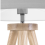 Beliani Floor Lamp NITRA Oak Wood Grey 2