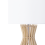 Beliani Table Lamp CARRION Brown/ White 2