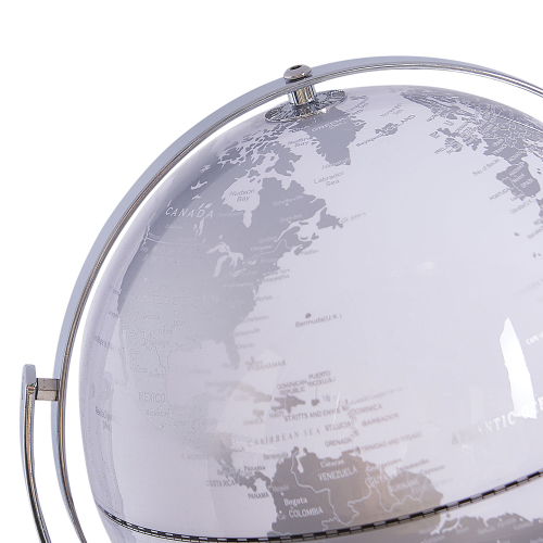Beliani Globe DRAKE 33 cm Silver 1