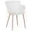 Beliani Set of 2 Dining Chairs SUMKLEY White 5