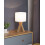 Beliani Table Lamp CARRION Brown/ White 5